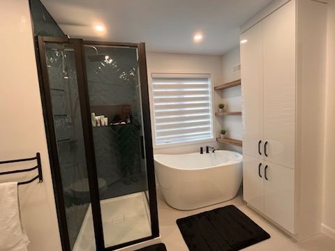 Rénovation complète de salle de bain à Saint-Nicholas