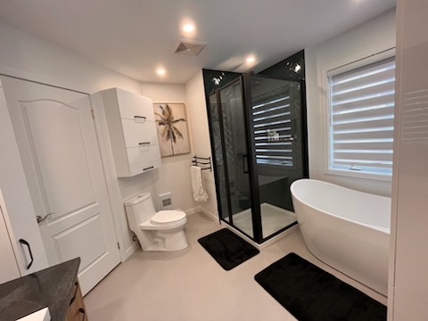 Rénovations majeure pour une salle de bain à Lévis