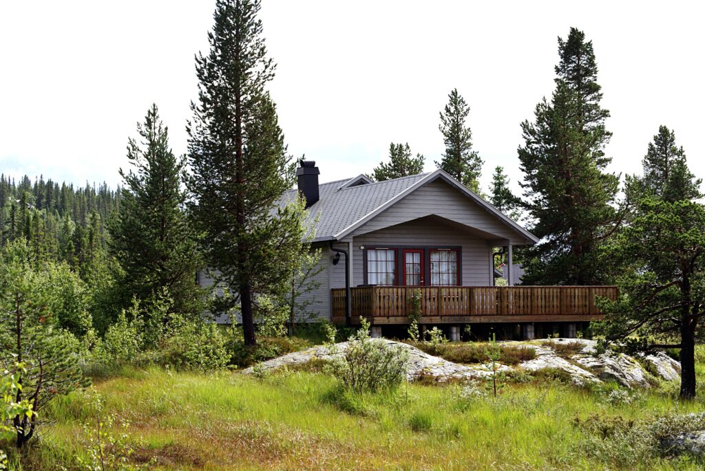 Chalet neuf dans les bois de la Beauce prêt de Saint-Georges