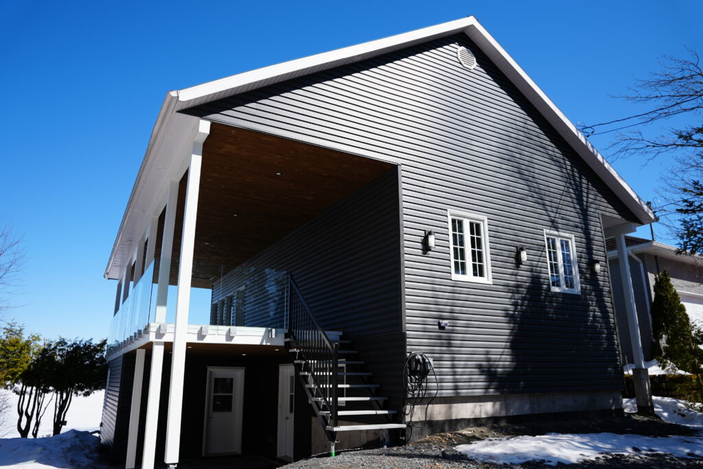 Construction d'une maison neuve en Beauce, produit final