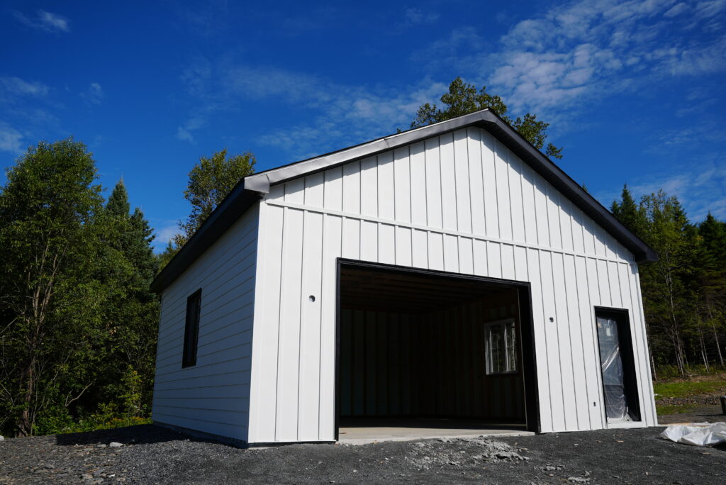 Construction d'un garage neuf à Beauceville